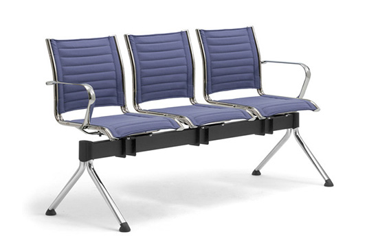 Sillas en banco para sala de espera Origami TD