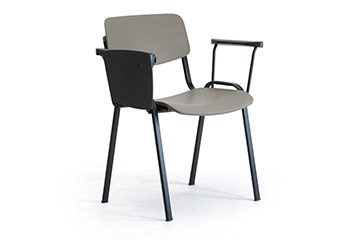 Silla iso colores con tableta para conferencias y formacion Sally